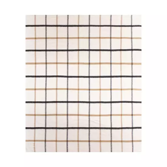 Discover Europe La Limonaia Tessuti Windopane Throw Blanket 2 Discover Europe La Limonaia Tessuti Windopane Throw Blanket - Image 2