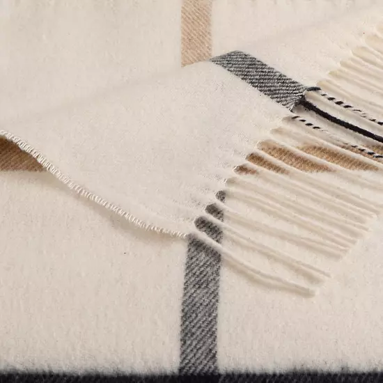 Discover Europe La Limonaia Tessuti Windopane Throw Blanket 3 Discover Europe La Limonaia Tessuti Windopane Throw Blanket - Image 3