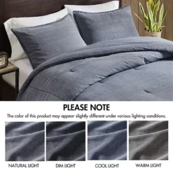 Woolrich Mckenzie Twill Washed Cotton Comforter Set -Bedding Shop 54502861 CC ALT4