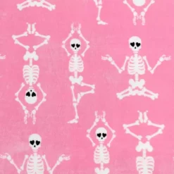 Betsey Johnson Yoga Skeleton Throw Blanket -Bedding Shop 54694924 CC ALT6