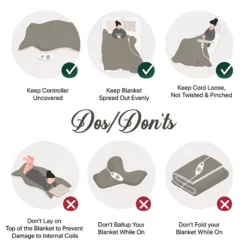 Woolrich Linden Luxurious Oversized Electric Heated Throw Blanket -Bedding Shop 5497366 ALT7