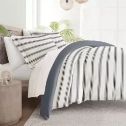 Home Collection Premium Ultra Soft Desert Stripe Reversible Duvet Cover Set -Bedding Shop 5502048 ALT8