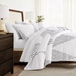 Home Collection Premium Ultra Soft Diamond Stripe Down-Alternative Comforter -Bedding Shop 5502100 ALT3