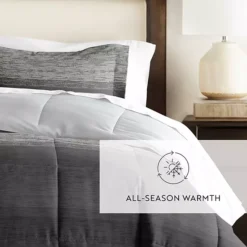 Home Collection Premium Ultra Soft Gray Ombre Down-Alternative Comforter -Bedding Shop 5502114 ALT10