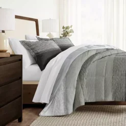 Home Collection Premium Ultra Soft Gray Ombre Down-Alternative Comforter -Bedding Shop 5502114 ALT3