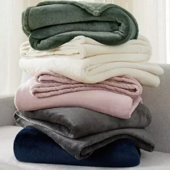 Cannon Solid Plush Blanket 12 Cannon Solid Plush Blanket -Bedding Shop 5503156 ALT3