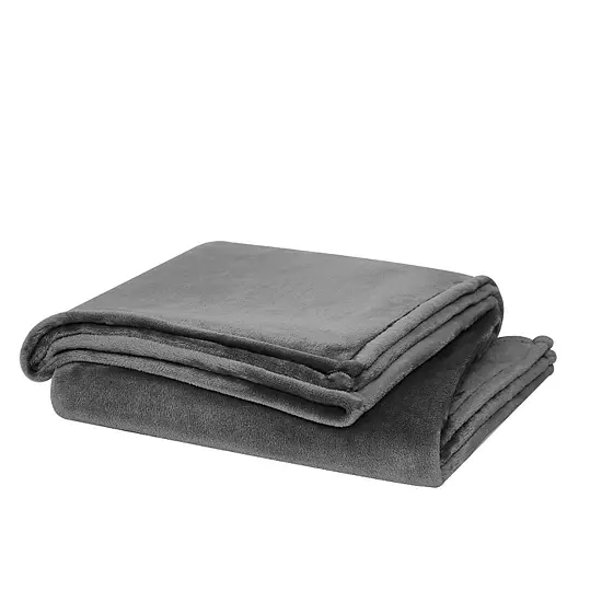 Cannon Solid Plush Blanket 7 Cannon Solid Plush Blanket - Image 7