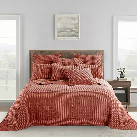 Levtex Home Mills Waffle Bedspread Set With Shams 17 Levtex Home Mills Waffle Bedspread Set With Shams - Image 17
