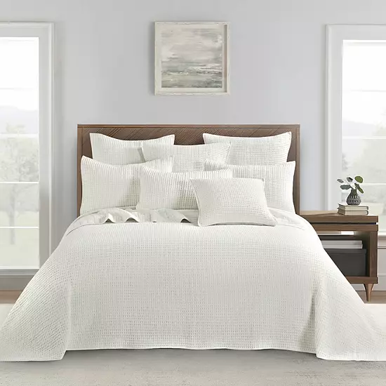 Levtex Home Mills Waffle Bedspread Set With Shams 13 Levtex Home Mills Waffle Bedspread Set With Shams - Image 13