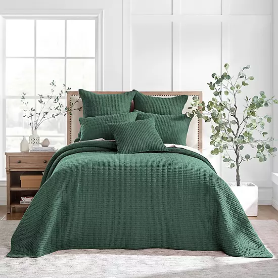 Levtex Home Mills Waffle Bedspread Set With Shams 12 Levtex Home Mills Waffle Bedspread Set With Shams - Image 12