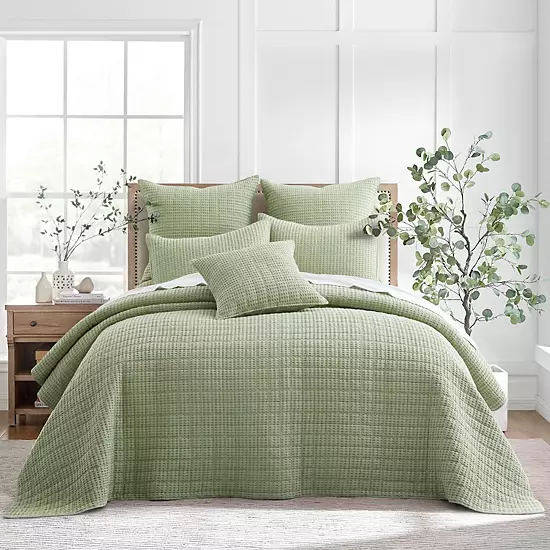 Levtex Home Mills Waffle Bedspread Set With Shams 16 Levtex Home Mills Waffle Bedspread Set With Shams - Image 16