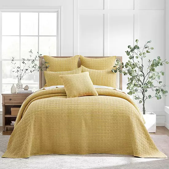 Levtex Home Mills Waffle Bedspread Set With Shams 18 Levtex Home Mills Waffle Bedspread Set With Shams - Image 18
