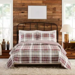 Laurel & Mayfair Camden Plaid 3-piece Quilt Set With Shams