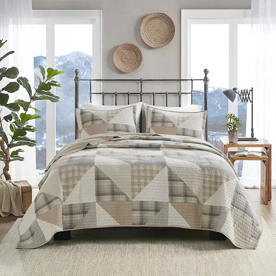 Woolrich Olsen Oversized Cotton Quilt Set With Shams 9 Woolrich Olsen Oversized Cotton Quilt Set With Shams - Image 9