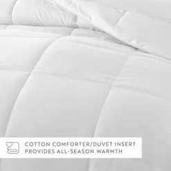Home Collection Cotton Duvet Cover & Comforter Insert Set -Bedding Shop 55522899 CC ALT7
