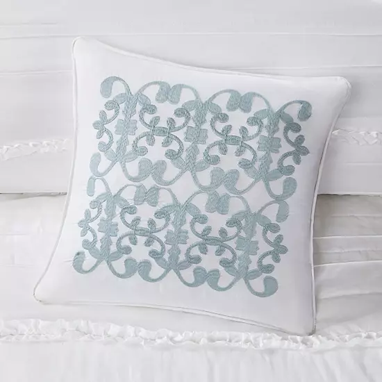 Madison Park Isabella 4-piece Ruffle Quilt Set With Throw Pillow 7 Madison Park Isabella 4-piece Ruffle Quilt Set With Throw Pillow - Image 7