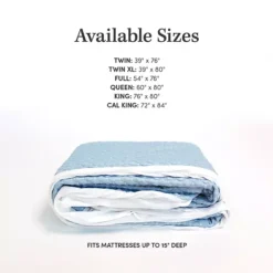 Aere Crystal Cooling Mattress Protector -Bedding Shop 5577544 ALT5