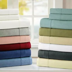 Pointehaven 180 GSM Brushed Cotton Flannel Sheet Set Or Pillowcases -Bedding Shop 56133044 CC ALT98
