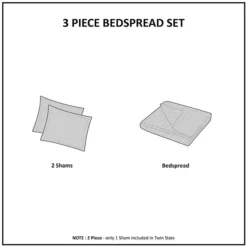 Madison Park Mansfield Reversible Antimicrobial Bedspread Set -Bedding Shop 5630233 CC ALT7