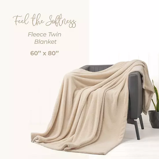 American Soft Linen Plush Fleece Blanket 6 American Soft Linen Plush Fleece Blanket - Image 6