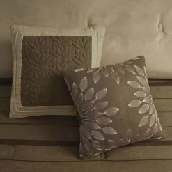 Madison Park Teagan 7-pc. Faux Suede Comforter Set With Throw Pillows -Bedding Shop 5713100 CC ALT4