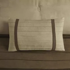 Madison Park Teagan 7-pc. Faux Suede Comforter Set With Throw Pillows -Bedding Shop 5713100 CC ALT5