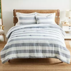 Sonoma Goods For Life® Stillwater Gauze Stripe Comforter Set With Shams 8 Sonoma Goods For Life® Stillwater Gauze Stripe Comforter Set With Shams -Bedding Shop 5717079 ALT4