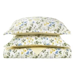 Laura Ashley Meadow Floral Blue Duvet Cover Set With Shams -Bedding Shop 5757999 ALT3