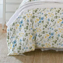 Laura Ashley Meadow Floral Blue Duvet Cover Set With Shams -Bedding Shop 5757999 ALT5