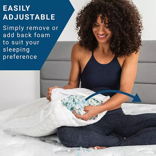 Molecule CopperWELL Cooling Gel Memory Foam Adjustable Pillow 4 Molecule CopperWELL Cooling Gel Memory Foam Adjustable Pillow - Image 4