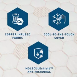 Molecule CopperWELL Cooling Gel Memory Foam Adjustable Pillow 13 Molecule CopperWELL Cooling Gel Memory Foam Adjustable Pillow -Bedding Shop 5921613 ALT6