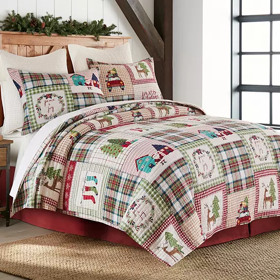 Levtex Home Home For Christmas Quilt Set With Shams 2 Levtex Home Home For Christmas Quilt Set With Shams - Image 2