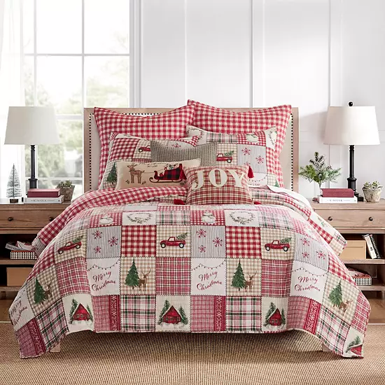Levtex Home Home For Christmas Quilt Set With Shams 10 Levtex Home Home For Christmas Quilt Set With Shams - Image 10