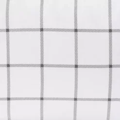 Madelinen Turkish Cotton Printed Flannel Luxurious Sheet Set -Bedding Shop 6009565 Gray Windowpane