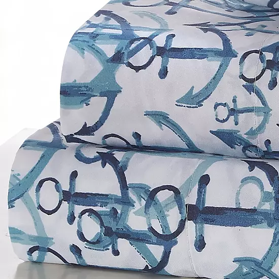 Harper Lane Anchors Away 4-piece Sheet Set 2 Harper Lane Anchors Away 4-piece Sheet Set - Image 2