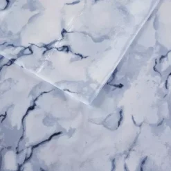 Madison Park Essentials Satin Luxury Print Sheet Set Or Pillowcases -Bedding Shop 6173418 Blue Marble