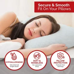Swiss Comforts Cooling 2-pack Pillow Protector Set -Bedding Shop 6203526 ALT3