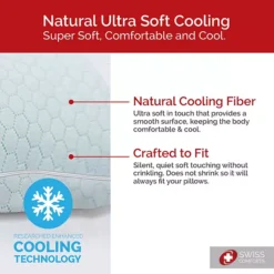Swiss Comforts Cooling 2-pack Pillow Protector Set -Bedding Shop 6203526 ALT6