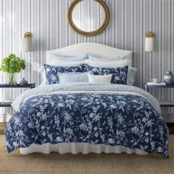 Laura Ashley Branch Toile 7-piece Duvet Cover Set