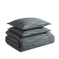 Koolaburra By UGG Koolawash Wavy Clip Jack Comforter Set With Shams -Bedding Shop 6228162 ALT2
