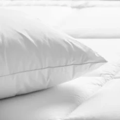 Firm 700 Fill Power Luxury White Duck Down Machine Washable White Bed Pillow -Bedding Shop 6336558 ALT3