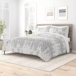 Urban Loft's Reversible 3pc Quilt Set For King And Queen Beds -Bedding Shop 6363391 Aztec Inspired
