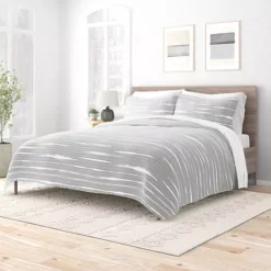 Urban Loft's Reversible 3pc Quilt Set For King And Queen Beds -Bedding Shop 6363391 Horizon Light Gray