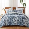 Levtex Home Laure Indigo Quilt Set With Shams
