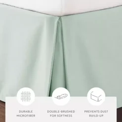 Urban Loft's Full Size Pleated Bed Skirt Box Spring Cover Essential Home Bedding -Bedding Shop 6463774 ALT2