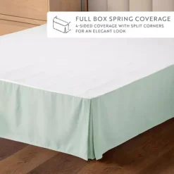 Urban Loft's Full Size Pleated Bed Skirt Box Spring Cover Essential Home Bedding -Bedding Shop 6463774 ALT3