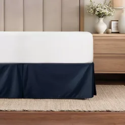 Urban Loft's Full Size Pleated Bed Skirt Box Spring Cover Essential Home Bedding -Bedding Shop 6463774 Navy