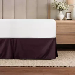 Urban Loft's Queen Size Pleated Bed Skirt Box Spring Cover Essential Home Bedding 29 Urban Loft's Queen Size Pleated Bed Skirt Box Spring Cover Essential Home Bedding -Bedding Shop 6463936 Purple