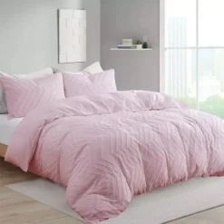 Unikome Soft Duvet Cover With Zipper Closure-Chic Home Bedding Duvet Cover -Bedding Shop 6526240 Pink Wave