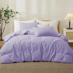 Unikome Soft Duvet Cover With Zipper Closure-Chic Home Bedding Duvet Cover -Bedding Shop 6526240 Purple